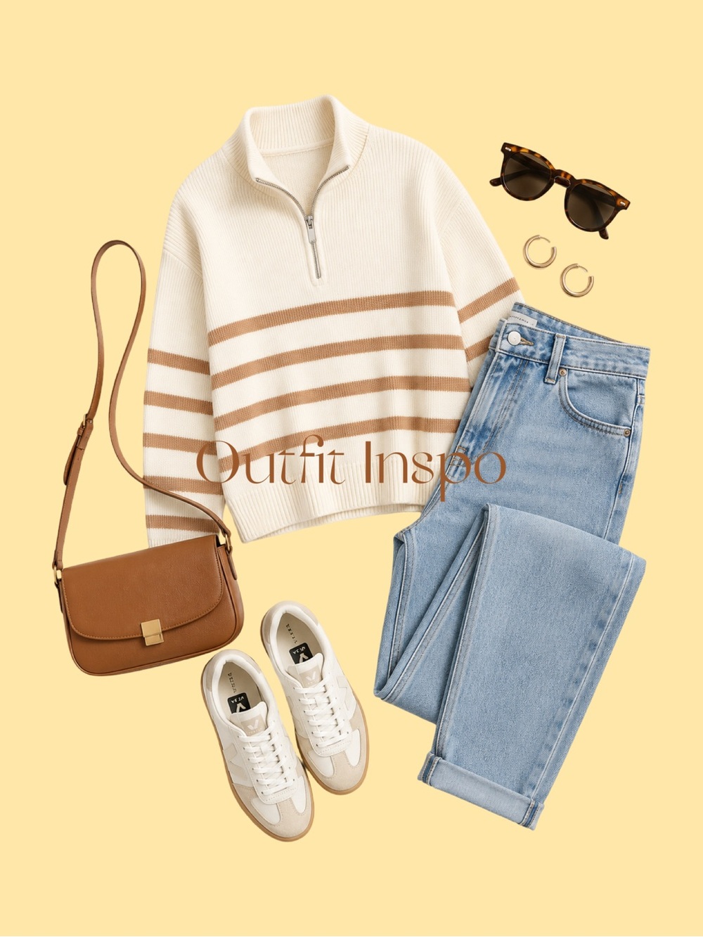 Mango Striped Sweater with Zipper - Picture 14 of 14